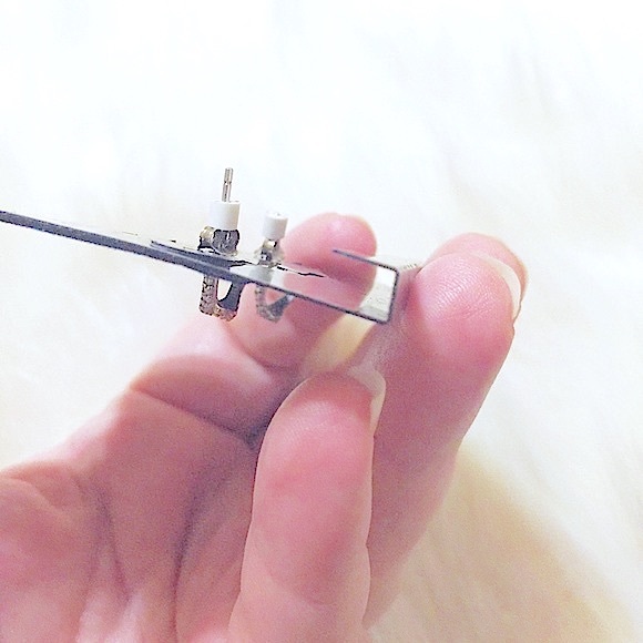 Rare Dainty JCM Gold & 925s Sterling Textured Twisted Hoop Mini Earring STAMPED - Picture 6 of 15